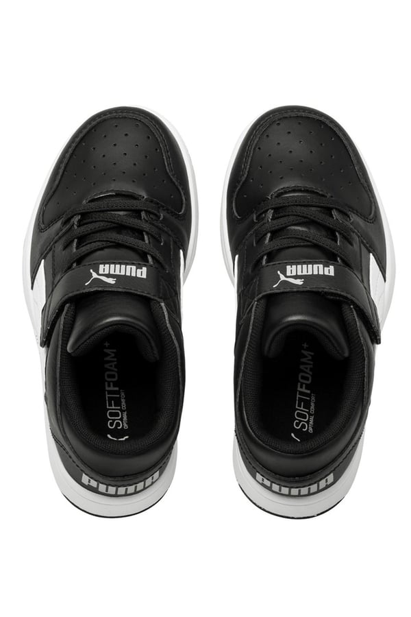 Puma Pm Rebound Layup Lo SL V PS Siyah Erkek Çocuk Günlük Spor Ayakkabı