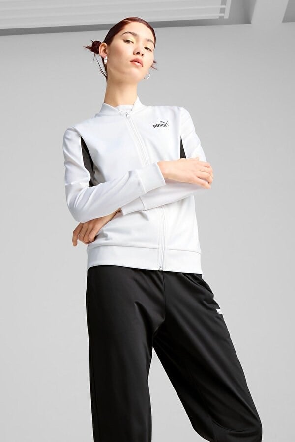 Puma Poly Baseball Suit Beyaz Kadın Eşofman Takımı