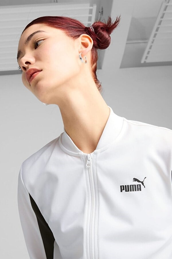 Puma Poly Baseball Suit Beyaz Kadın Eşofman Takımı
