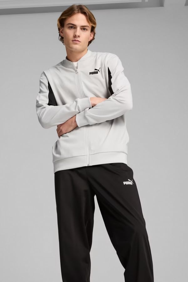 Puma Poly Baseball Suit Gri Erkek Eşofman Takımı