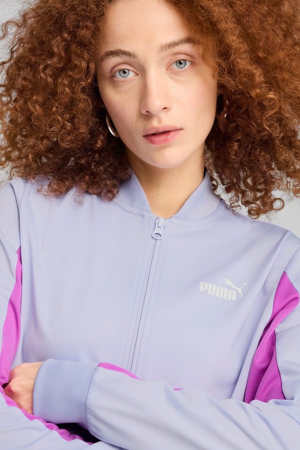 Puma Poly Baseball Suit Gri Kadın Eşofman Takımı