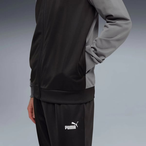 Puma Poly Colorblock Suit Siyah Erkek Eşofman Takımı