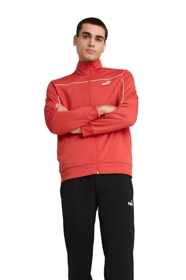Puma Poly Piping Suit Kırmızı Erkek Eşofman Takımı