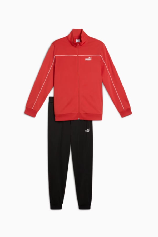 Puma Poly Piping Suit Kırmızı Erkek Eşofman Takımı