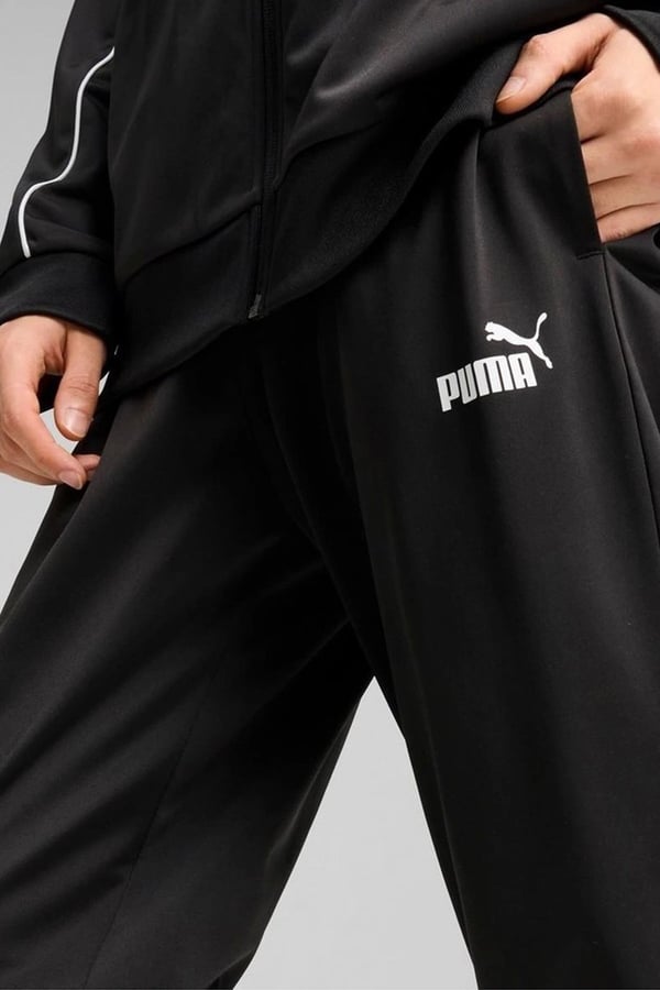 Puma Poly Piping Suit Siyah Erkek Eşofman Takımı