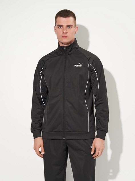 Puma Poly Piping Suit Siyah Erkek Eşofman Takımı