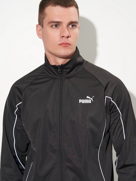 Puma Poly Piping Suit Siyah Erkek Eşofman Takımı