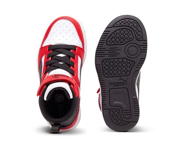 Puma Puma Rebound V6 Mid AC+ PS Beyaz Erkek Çocuk Günlük Spor Ayakkabı