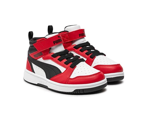 Puma Puma Rebound V6 Mid AC+ PS Beyaz Erkek Çocuk Günlük Spor Ayakkabı