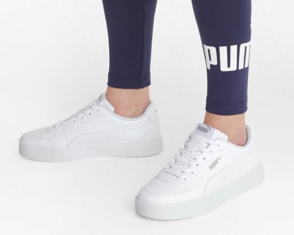 Puma Puma Skye Clean Beyaz Kadın Günlük Spor Ayakkabı