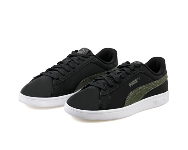 Puma Puma Smash 3.0 Buck Siyah Erkek Günlük Spor Ayakkabı