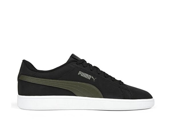 Puma Puma Smash 3.0 Buck Siyah Erkek Günlük Spor Ayakkabı