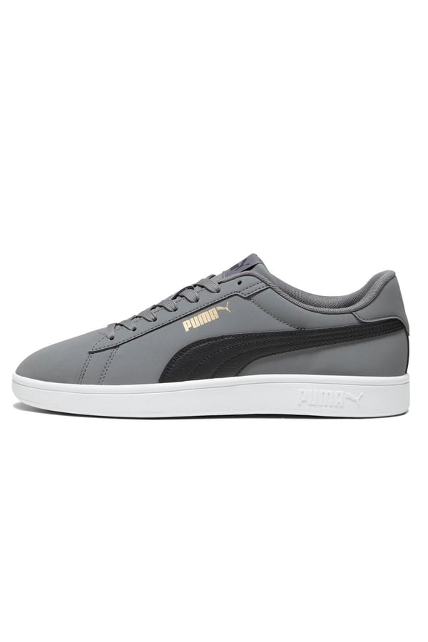 Puma Puma Smash 3.0 Buck Gri Erkek Günlük Spor Ayakkabı