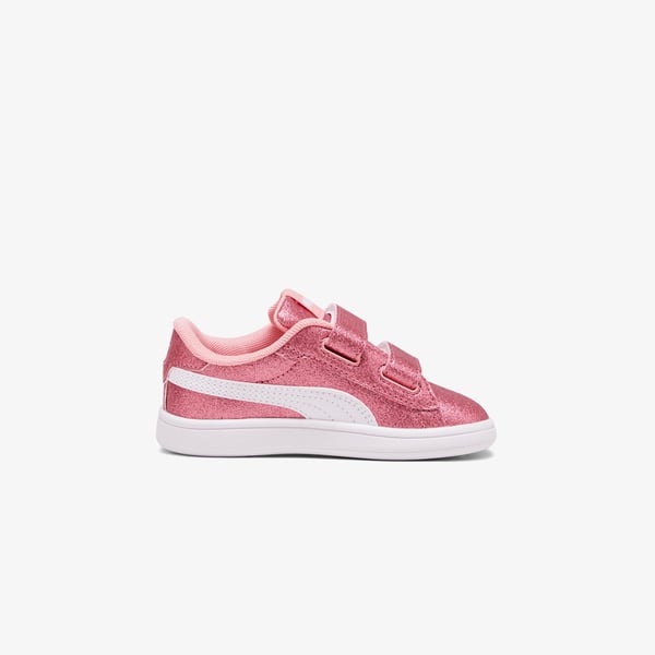 Puma PumaSmash 3.0 Glit Glam V In Pembe Kız Çocuk Günlük Spor Ayakkabı