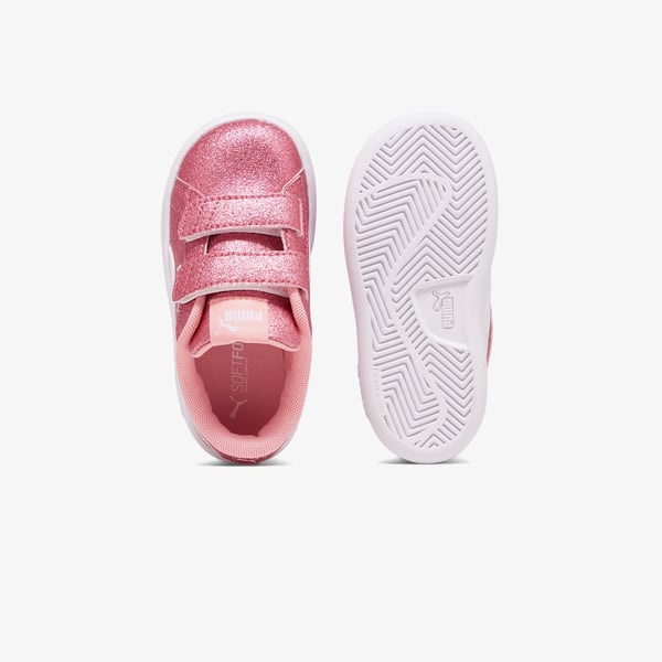 Puma PumaSmash 3.0 Glit Glam V In Pembe Kız Çocuk Günlük Spor Ayakkabı