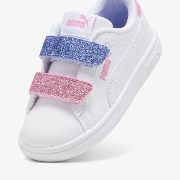 Puma PumaSmsh3.0L GlttrVlcr V Inf Beyaz Kız Çocuk Günlük Spor Ayakkabı