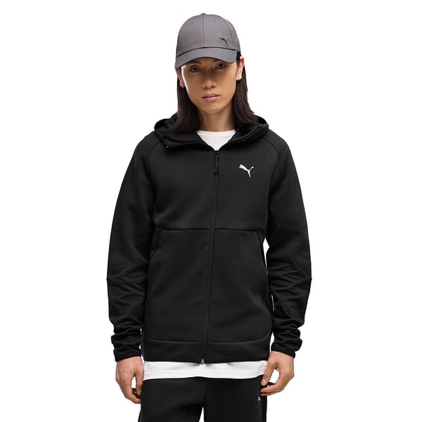 Puma PUMATECH Full-Zip Hoodie Siyah Erkek Sweatshirt