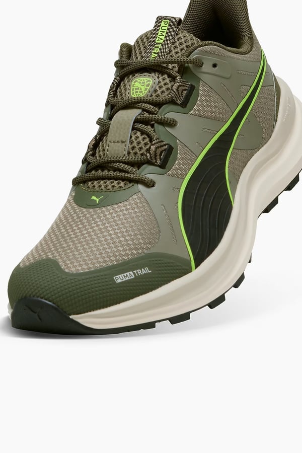 Puma Reflect Lite Trail Yeşil Erkek Koşu Ayakkabısı