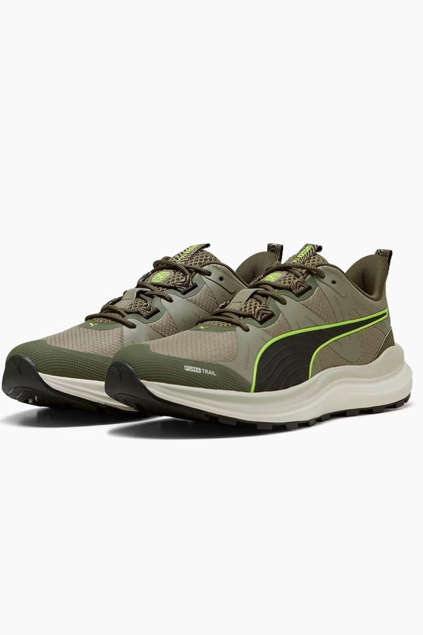 Puma Reflect Lite Trail Yeşil Erkek Koşu Ayakkabısı