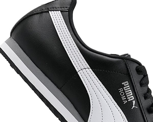 Puma Roma Basic-black-white-puma silver Siyah Erkek Günlük Spor Ayakkabı