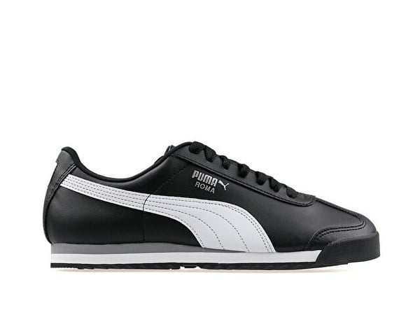 Puma Roma Basic-black-white-puma silver Siyah Erkek Günlük Spor Ayakkabı