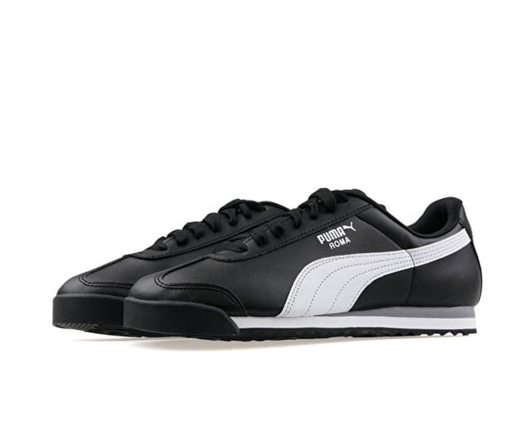 Puma Roma Basic-black-white-puma silver Siyah Erkek Günlük Spor Ayakkabı