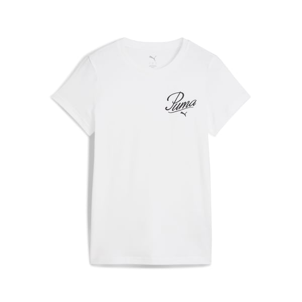 Puma SCRIPT Tee Beyaz Kadın T-Shirt