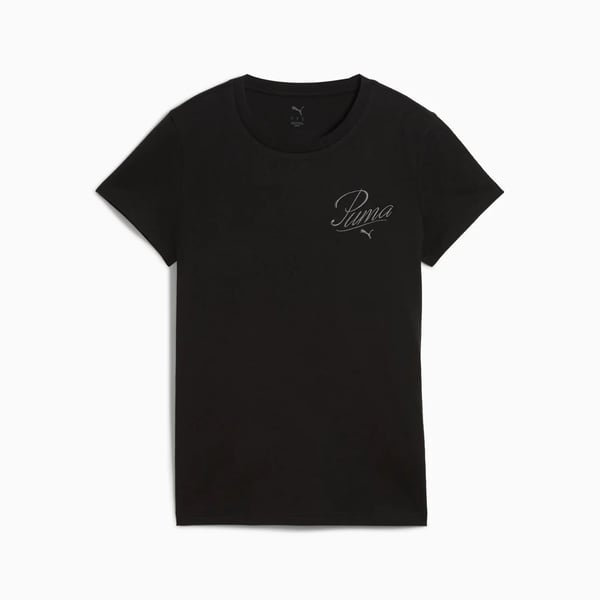 Puma SCRIPT Tee Siyah Kadın T-Shirt