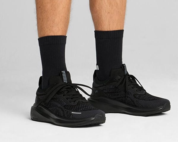 Puma Skyrocket Lite Engineered Siyah Erkek Koşu Ayakkabısı