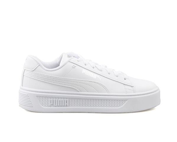 Puma Smash Platform v3 Beyaz Kadın Günlük Spor Ayakkabı