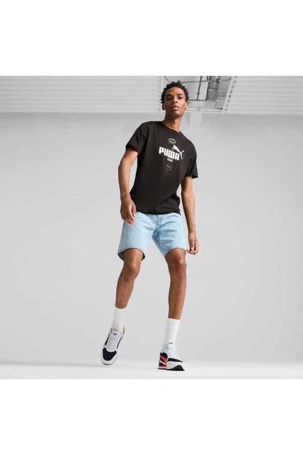 Puma ST Runner v4 Mesh Lacivert Erkek Günlük Spor Ayakkabı