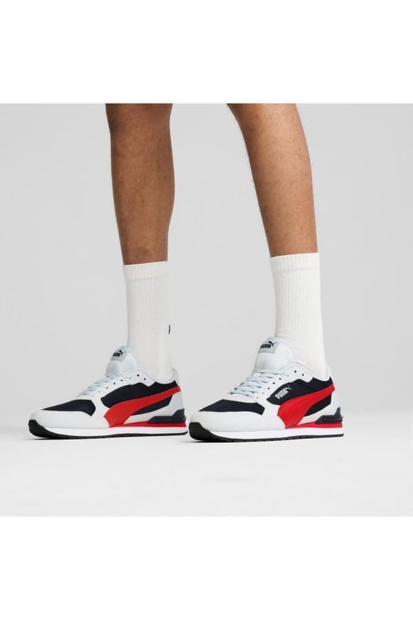 Puma ST Runner v4 Mesh Lacivert Erkek Günlük Spor Ayakkabı