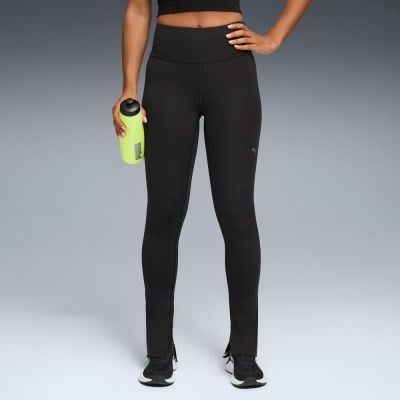 Puma W PUMA SHAPE SPLIT TIGHT Siyah Kadın Tayt