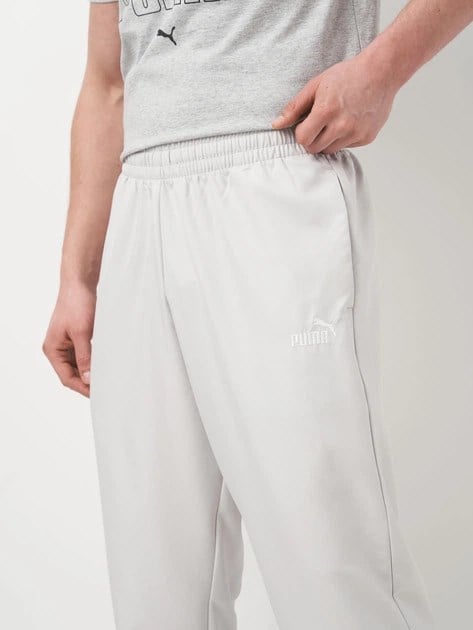 Puma Woven Colorblock Tracksuit Gri Erkek Eşofman Takımı