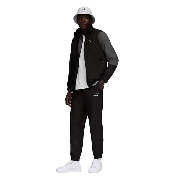 Puma Woven Colorblock Tracksuit Siyah Erkek Eşofman Takımı