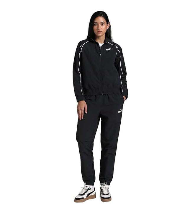 Puma Woven Tracksuit Siyah Kadın Eşofman Takımı