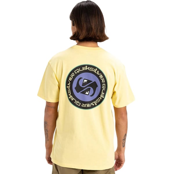 Quiksilver CIRCLE BACK SS Sarı Erkek T-Shirt