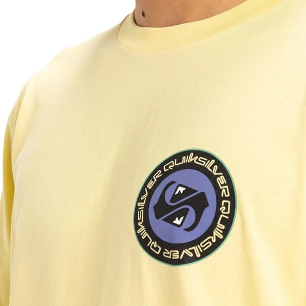 Quiksilver CIRCLE BACK SS Sarı Erkek T-Shirt