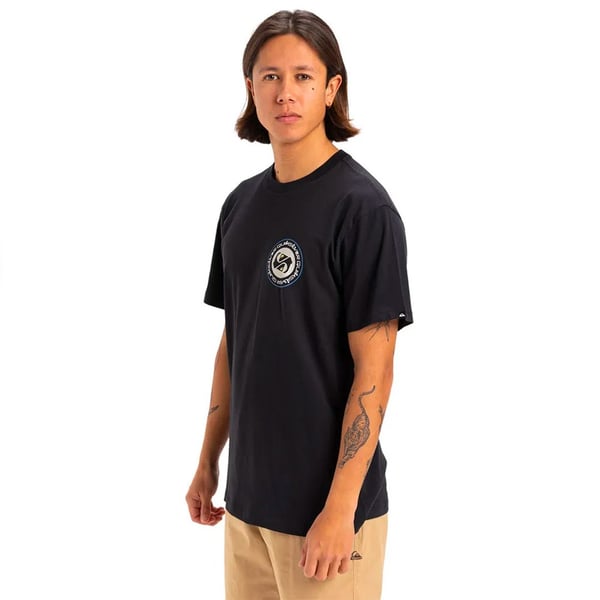 Quiksilver CIRCLE BACK SS Siyah Erkek T-Shirt