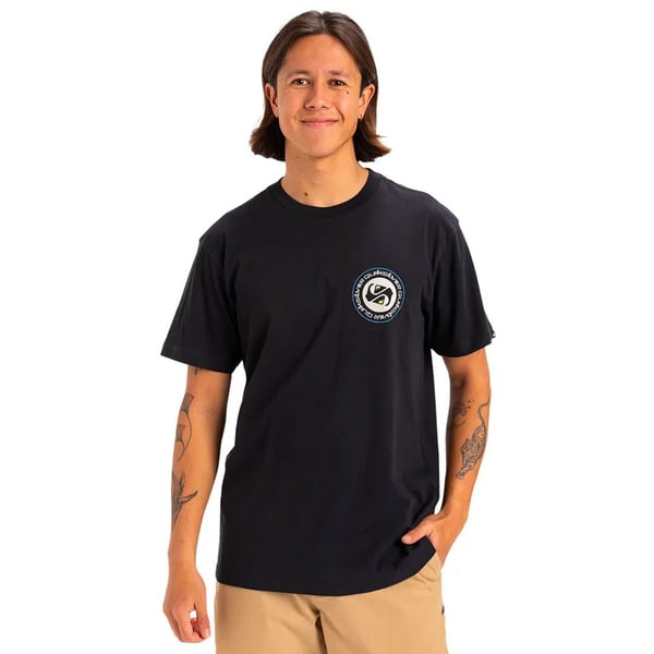 Quiksilver CIRCLE BACK SS Siyah Erkek T-Shirt
