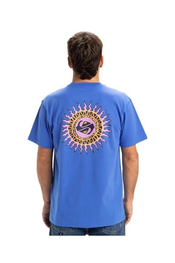 Quiksilver EV BEACH BLAST SS Açık Mavi Erkek T-Shirt