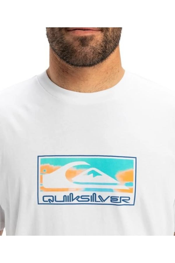 Quiksilver EV GRADIENT BOX SS Beyaz Erkek T-Shirt