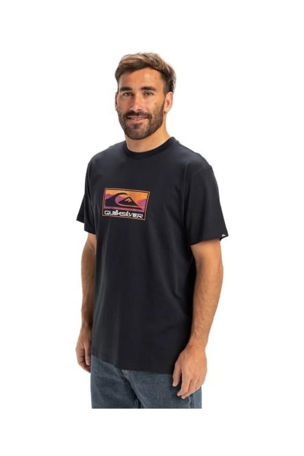 Quiksilver EV GRADIENT BOX SS Lacivert Erkek T-Shirt