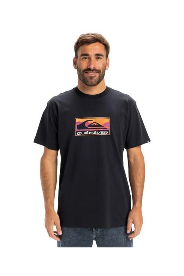 Quiksilver EV GRADIENT BOX SS Lacivert Erkek T-Shirt