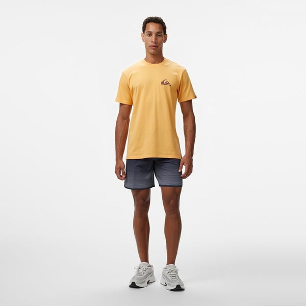 Quiksilver EV MINI LOGO SS Sarı Erkek T-Shirt