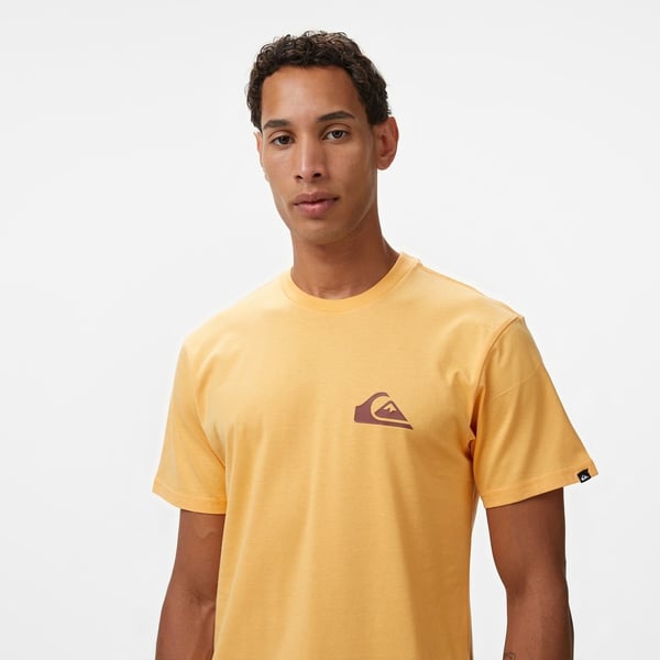 Quiksilver EV MINI LOGO SS Sarı Erkek T-Shirt