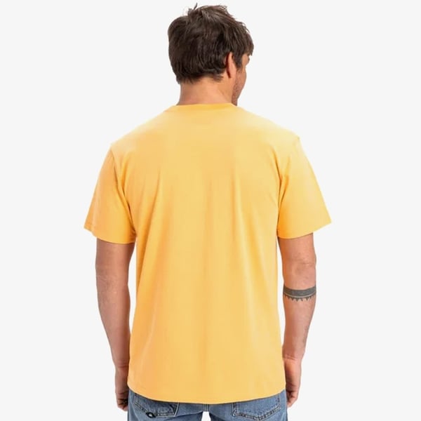 Quiksilver EV MINI LOGO SS Sarı Erkek T-Shirt