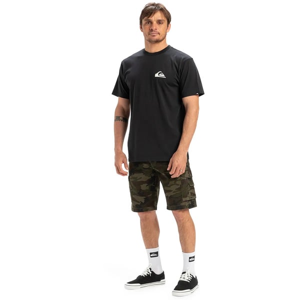 Quiksilver EV MINI LOGO SS Siyah Erkek T-Shirt