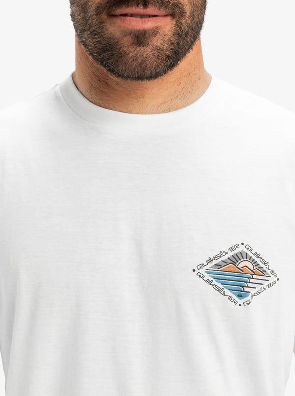 Quiksilver EVO FUTURE ISLANDS SS Beyaz Erkek T-Shirt