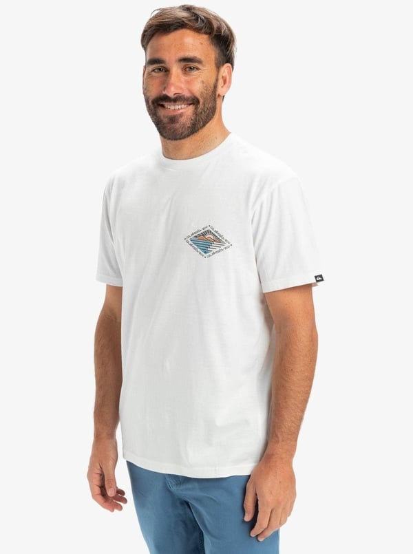Quiksilver EVO FUTURE ISLANDS SS Beyaz Erkek T-Shirt